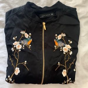 Zara floral jacket